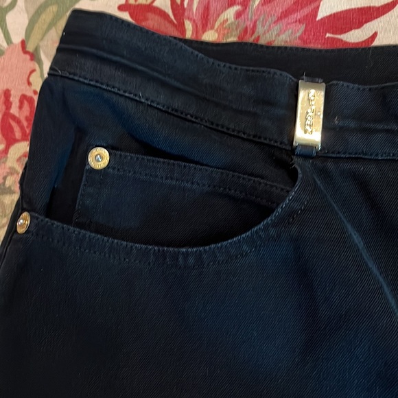 ST JOHN SPORT Size 16 Casual Career Dress Straight Leg Flatfront GOLD HW classic - Picture 8 of 16